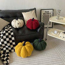 Load image into Gallery viewer, Polka Dot Pumpkin Pillow Sofa Cushion Plush Pumpkin Doll Home Decorations