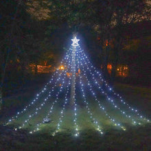 Load image into Gallery viewer, Christmas Led Five-Pointed Waterfall Light Meteor Light Decorative Light Courtyard Outdoor Star Light String