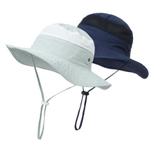 Load image into Gallery viewer, Children's Sun Hat Mesh Stitching Outdoor Bucket Hat Boys and Girls Sun Hat