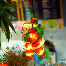 Load image into Gallery viewer, Christmas Decorative Lights Shop Window Ornament Balcony Window Sucker Led Hanging Lamp Christmas Lighting Scene Layout