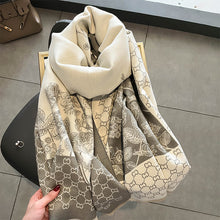 Load image into Gallery viewer, 2023 Winter New Artificial Cashmere Scarf F Letter All-Matching Long Tassel Shawl Fashion Thickened Scarf
