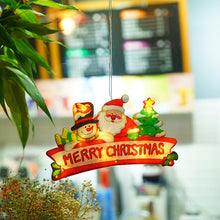 Load image into Gallery viewer, Christmas Decorative Lights Shop Window Ornament Balcony Window Sucker Led Hanging Lamp Christmas Lighting Scene Layout