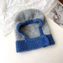 Load image into Gallery viewer, French Hat Female Winter Neck Warmer Scarf Integrated Niche Knitted Woolen Cap Thermal Head Cover Hat