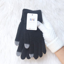 Load image into Gallery viewer, Women's Fleece-Lined Thickened Knitting Double-Screw Finger Cold-Proof Couple Warm Gloves