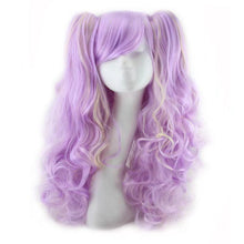 Load image into Gallery viewer, Cosplay Wig Lolita Wig Hair Double Tiger Clip Cos Color Head Cover Mixed Color Wig