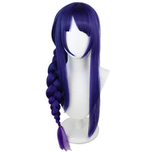 Load image into Gallery viewer, Original God Rice Wife City Wig Original God Thunder General Wig Cos Silicone Simulation Scalp Wig Anime Dough-Twist Style Plaits