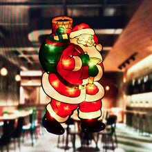 Load image into Gallery viewer, LED Wall Hanging Suction Lamp Christmas Shop Window Decoration Lamp Holiday Scene Layout Ambience Light