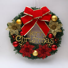 Load image into Gallery viewer, Christmas Garland Christmas Decoration Shopping Mall Hotel 30cm Small Wreath Window Pendant
