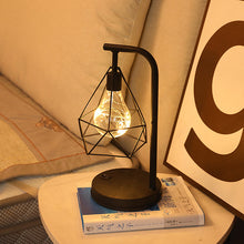 Load image into Gallery viewer, Led Wrought Iron Modeling Lamp Home Atmosphere Decorative Table Lamp Christmas Creative Small Night Lamp Iron Lamp Decoration Lamp