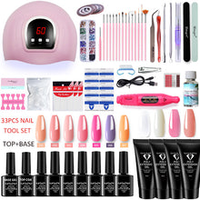 Load image into Gallery viewer, Nail Beauty Tool Set Nail Tip UV Polish Extended Glue Grinding Machine Phototherapy Machine Hook Line Pen