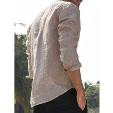 Load image into Gallery viewer, round Neck Solid Color T-shirt Simple Casual Bottoming Shirt Pullover Long Sleeve Shirt