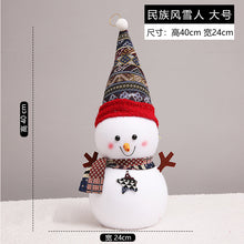Load image into Gallery viewer, Christmas Decorations Snowman Baby Doll Christmas Tree Decoration Shopping Window Scene Layout
