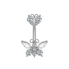 Load image into Gallery viewer, Zircon Navel Stud Grease Belly Ring Piercing Jewelry