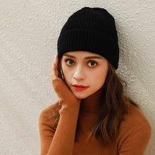 Load image into Gallery viewer, Solid Color Knitted Hat Children's Autumn and Winter New Korean Knitted Hat Students All-Match Dome Woolen Cap Beanie Hat Tide