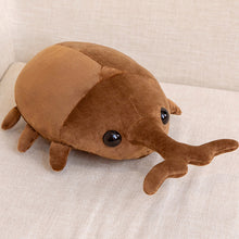 Load image into Gallery viewer, Insect Series Plush Toy Pillow Bug Japanese Rhinoceros Beetle Beetle Giraffe Shovel Large Size Prize Claw
