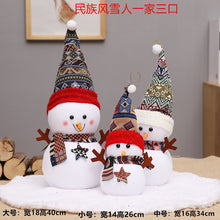 Load image into Gallery viewer, Christmas Decorations Snowman Baby Doll Christmas Tree Decoration Shopping Window Scene Layout