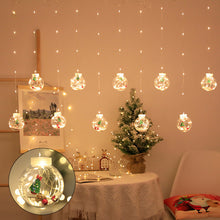 Load image into Gallery viewer, Christmas Decoration Curtain Light Scene Layout Holiday Christmas String Light Wish Orbs Led Copper Wire Light