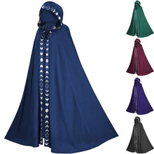 Load image into Gallery viewer, Hooded Cloak Medieval Renaissance 5-Color Cloak Halloween Cosplay Costume Film and Television Cos Clothing