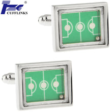 Load image into Gallery viewer, Cufflinks French Cufflinks Cuff Cufflink Men's Sports Cufflinks Football Field Cufflinks