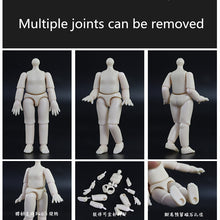 Load image into Gallery viewer, OB11 Body Doll 3D Eyes 12CM Doll 12 Removable Joint Cute Expression Girl Nude BJD Semi-finished Toys Accessories Gift for Girls