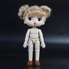 Load image into Gallery viewer, OB11 Body Doll 3D Eyes 12CM Doll 12 Removable Joint Cute Expression Girl Nude BJD Semi-finished Toys Accessories Gift for Girls