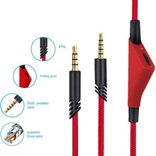 Load image into Gallery viewer, OOTDTY 2.0m Replacement Stereo Audio Cable Extension Cord for Astro A10 A40 A30 Headset with Mute Function