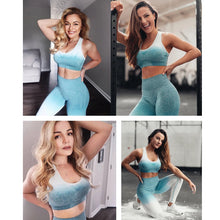 Load image into Gallery viewer, Yoga Set Bra and Leggings Fitness Sportswear Outfit For Women