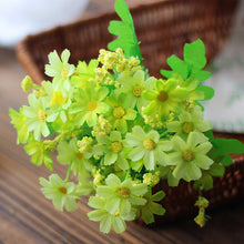Load image into Gallery viewer, One Bouquet 7 Branch 28 Heads Cute Silk Daisy Artificial Decorative Flower DIY Wedding Flower Bouquet Home Room Table Decoration