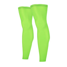 Load image into Gallery viewer, One Pair Anti UV Cycling Legwarmers Compression Bike Sports Leggings Running Hiking Basketball Soccer Leg Sleeves Sports Safety