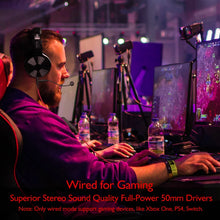 Load image into Gallery viewer, Wired Wireless Bluetooth Headphone With Boom Mic Stereo Wireless Headphones Gaming Headset For Phone Computer PC Gamer
