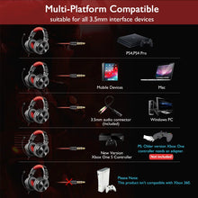 Load image into Gallery viewer, Wired Wireless Bluetooth Headphone With Boom Mic Stereo Wireless Headphones Gaming Headset For Phone Computer PC Gamer