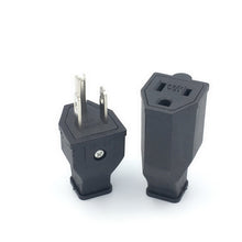 Load image into Gallery viewer, 3 Pins Industrial AC Electrical Power Rewireable Plug Male Wire Socket Outlet Adapter Extension Cord Connector 15A