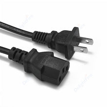 Load image into Gallery viewer, AC Power Cord 3 Prong 1.2m 100W AU UK Euro IEC C13 Power Supply Extension Cable For Power Adapter Router DVD