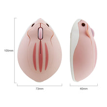 Load image into Gallery viewer, Wireless Computer Mouse Cute Cartoon Anime Hamster Shape USB Mause Mini Small Ergonomic Pink Mice For Girl Kid Gift Toy