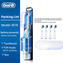 Load image into Gallery viewer, Electric Toothbrush Rotation Clean Teeth Adult Teeth Brush DB4010 Electric Tooth Brush With 4 Extra Replacement Heads