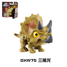 Load image into Gallery viewer, Original Mattel Jurassic World snap squad dinosaurs Indominus Rex Baryonyx Mosasauru bumy Ankylosaurus children's toys for boys