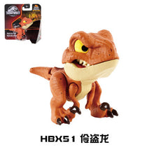 Load image into Gallery viewer, Original Mattel Jurassic World snap squad dinosaurs Indominus Rex Baryonyx Mosasauru bumy Ankylosaurus children's toys for boys
