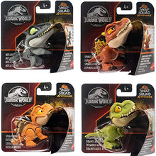 Load image into Gallery viewer, Original Mattel Jurassic World snap squad dinosaurs Indominus Rex Baryonyx Mosasauru bumy Ankylosaurus children's toys for boys