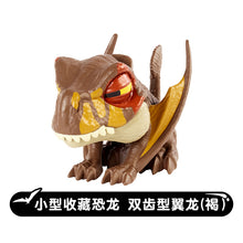 Load image into Gallery viewer, Original Mattel Jurassic World snap squad dinosaurs Indominus Rex Baryonyx Mosasauru bumy Ankylosaurus children's toys for boys