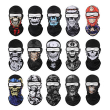 Load image into Gallery viewer, Outdoor Cool Sunscreen Balaclava Motorcycle Face Mask Lycra Moto Biker Wind Cap Mask Stopper Windproof Bicycle Cycling Headgear
