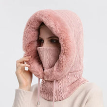 Load image into Gallery viewer, Outdoor Cycling Cap Ski Balaclava Winter Windproof Cap Men Women Hood Cap Cold Padded Plush Neck Warmer Hood Beanies