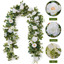 Load image into Gallery viewer, 2M Artificial Flowers Plants Fake Eucalyptus Vine Garland Hanging for Wedding Home Office Party Garden Craft Art Decor