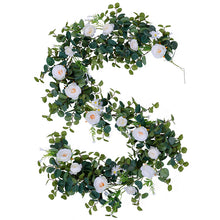 Load image into Gallery viewer, 2M Artificial Flowers Plants Fake Eucalyptus Vine Garland Hanging for Wedding Home Office Party Garden Craft Art Decor