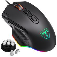 Load image into Gallery viewer, Gaming Mouse Wired 12000 DPI Ergonomic Mouse USB With RGB Backlit 10 Programmable Buttons For Computer Gamer Mice