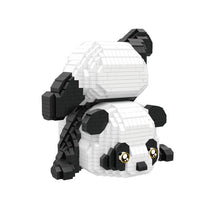 Load image into Gallery viewer, Panda Micro Building Blocks Creative DIY 3D Animal Model Naughty Panda Mini Brick Figure Toys Table Decor For Kids Birthday Gift