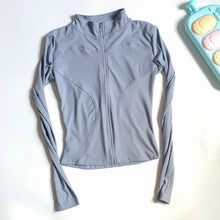 Load image into Gallery viewer, Yoga Shirt Gym Top Active wear Running Coats Workout Clothes Woman