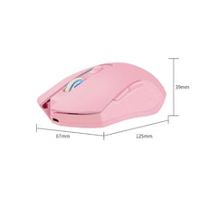 Load image into Gallery viewer, Pink Silent LED Optical Game Mice 1600DPI 2.4G USB Wireless Mouse for PC Laptop 667C