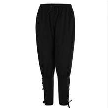 Load image into Gallery viewer, Pirate Pants for Men Viking Cosplay Renaissance Medieval Gothic Pants Pirate Costume Trouser Men