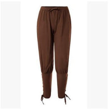 Load image into Gallery viewer, Pirate Pants for Men Viking Cosplay Renaissance Medieval Gothic Pants Pirate Costume Trouser Men