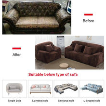 Load image into Gallery viewer, Plush Thick Sofa Cover for Living Room Adjustable Elastic Corner Couch Covers Sectional Slipcover Decor Sofa Chaise Cover Lounge